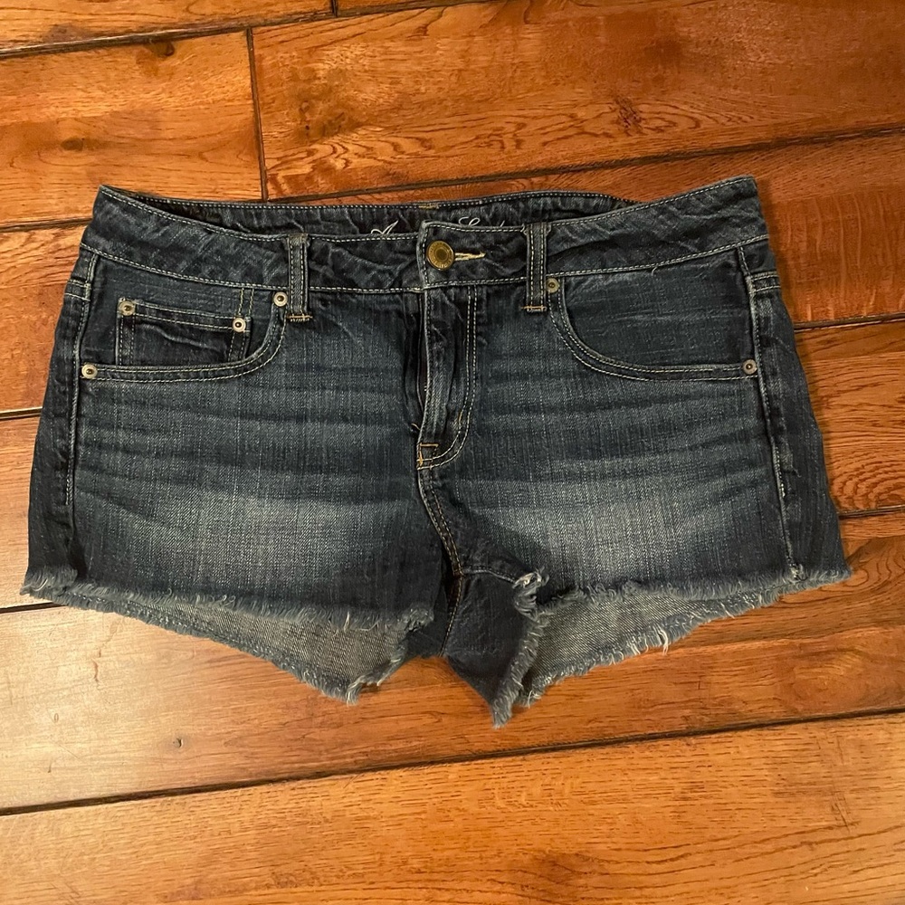 American Eagle Outfitters Dark Wash Jean Shorts